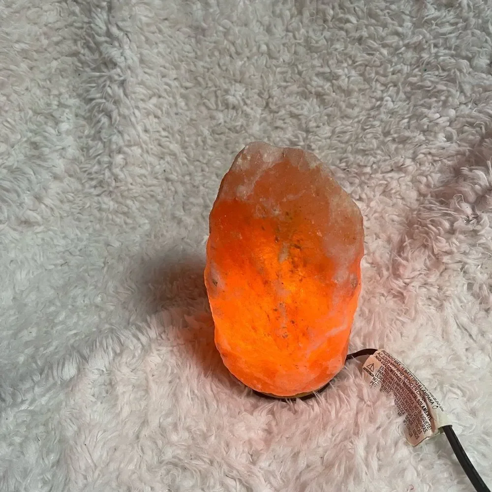 Table Lamp Salt Crystal Lighting Ambiance Home Art Deco .